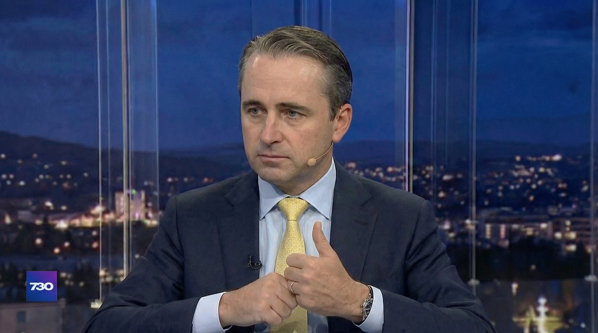 Matt Comyn appeared visibly uncomfortable during questioning